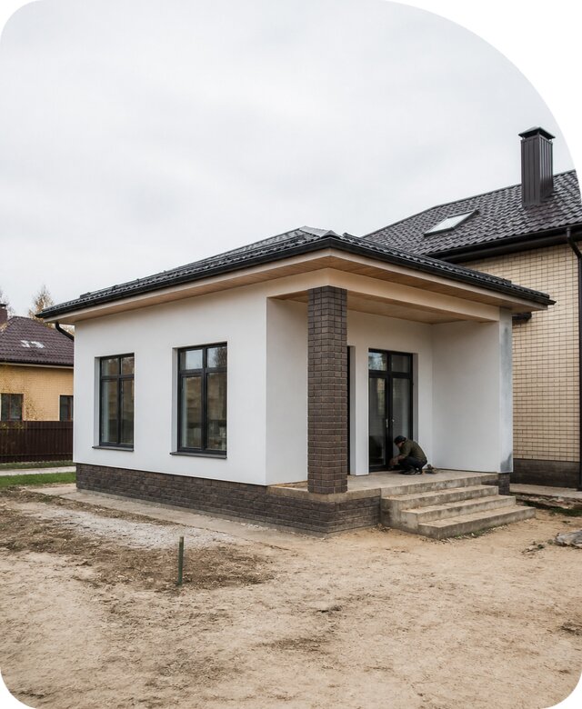Строительство одноэтажной пристройки в Кулебаках от 463770 р. | РадиДОМА-Клб